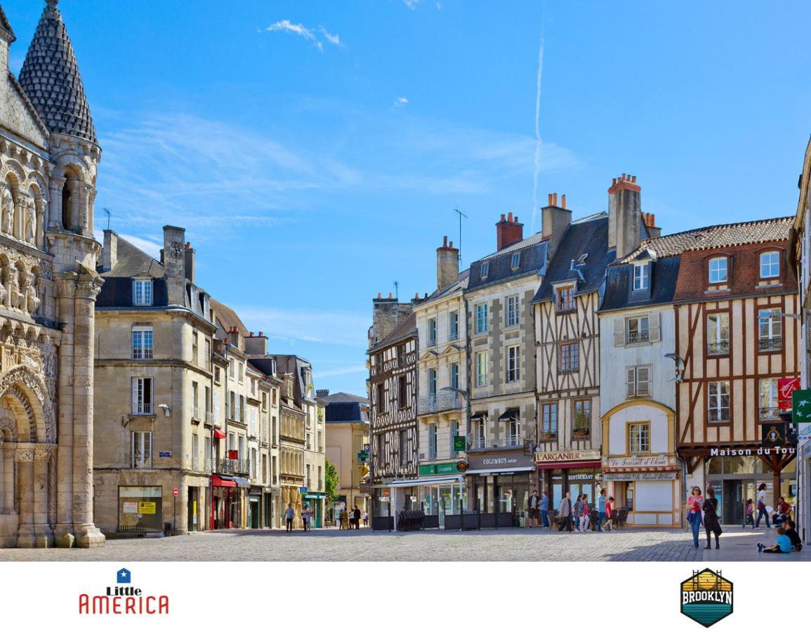 Little America - Appart Hotel 3Km Futuroscope Jaunay-Clan Bagian luar foto