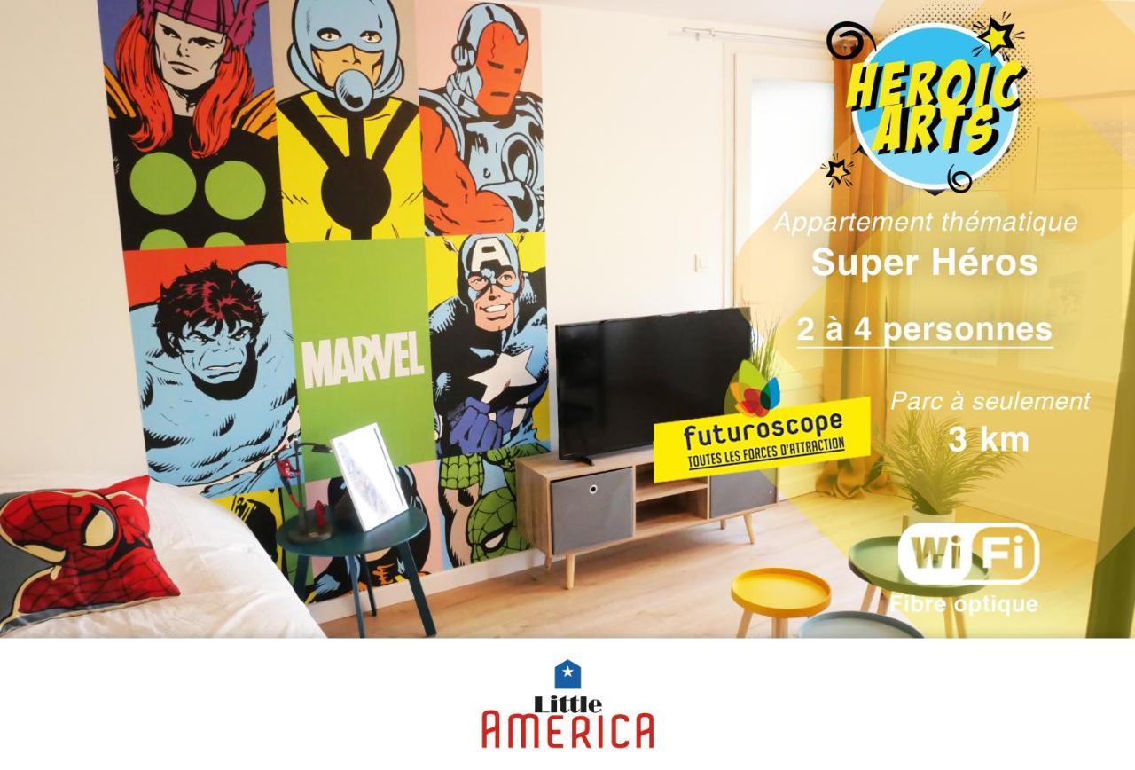 Little America - Appart Hotel 3Km Futuroscope Jaunay-Clan Bagian luar foto