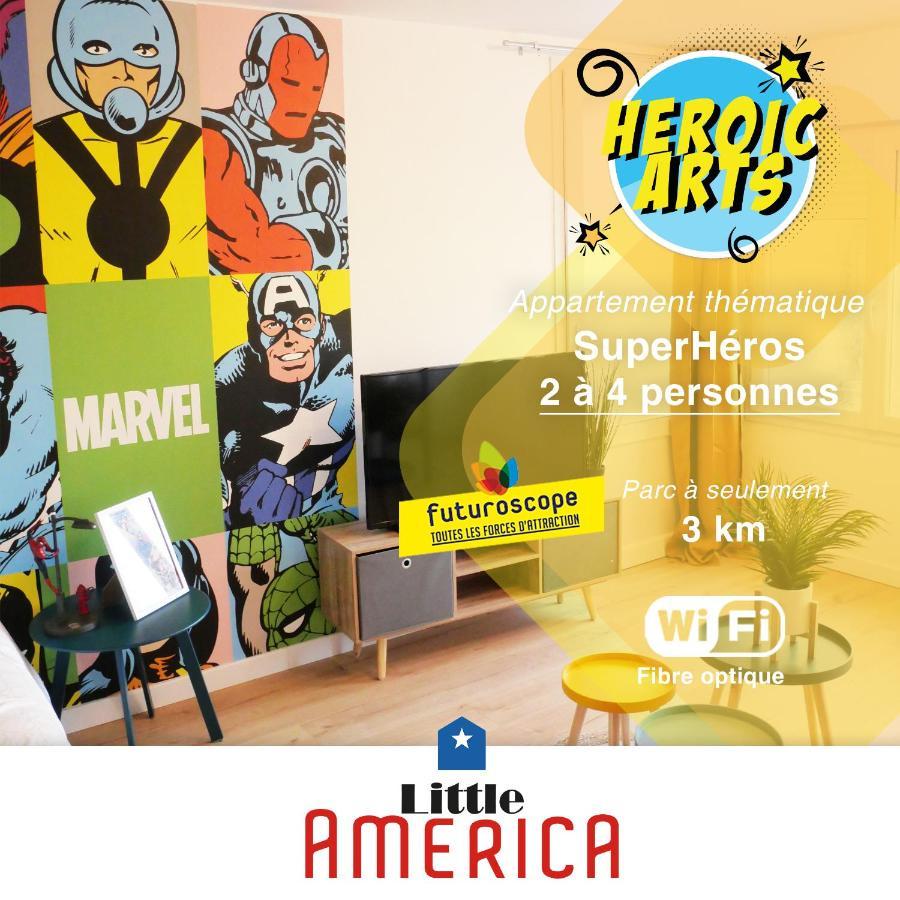 Little America - Appart Hotel 3Km Futuroscope Jaunay-Clan Bagian luar foto